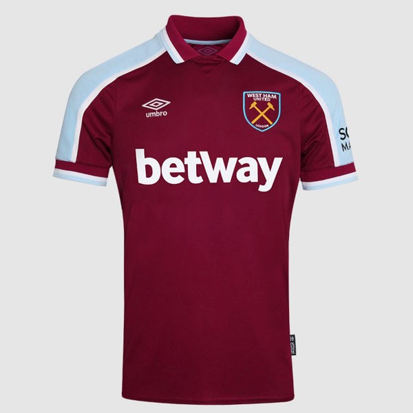 Tailandia Camiseta West Ham United Replica Primera Ropa 2021/22